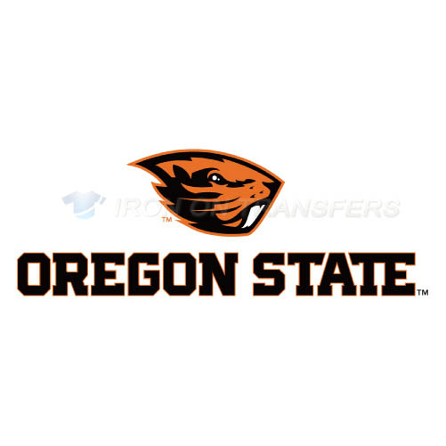 Oregon State Beavers Logo T-shirts Iron On Transfers N5813 - Click Image to Close